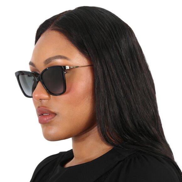 Jimmy Choo MACI/S 0086 HA Sunglasses Havana Cat Eye Frame, Brown Lenses main image 10